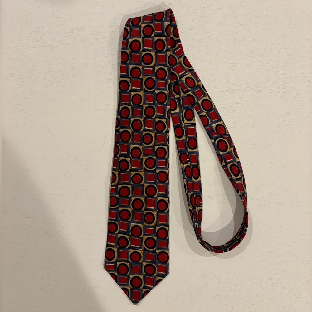 Ermenegildo Zegna Colorful Patterned Scarf